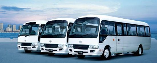 Toyota Coaster bus rental