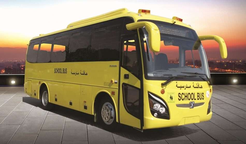 47 seater school bus for rental in sharjah