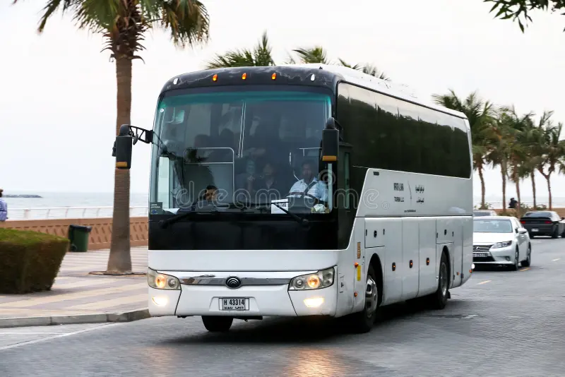 50 Seater Bus for rent at sharjah bus rent